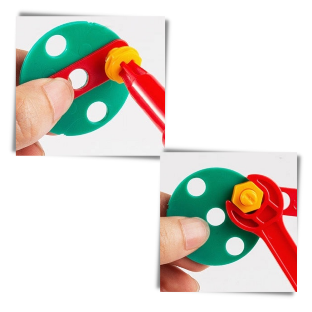 Jeu de puzzle éducatif avec kit de perçage - Ozerty