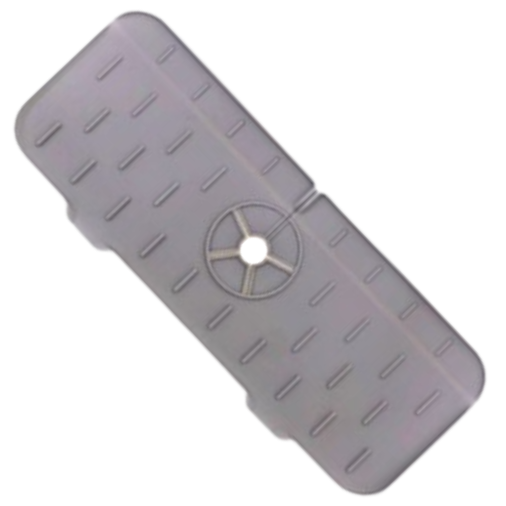 Tapis en silicone anti-éclaboussures pour évier -Gris/   - Ozerty