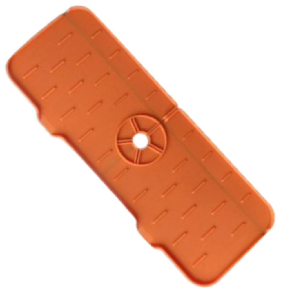 Tapis en silicone anti-éclaboussures pour évier -Orange/ - Ozerty