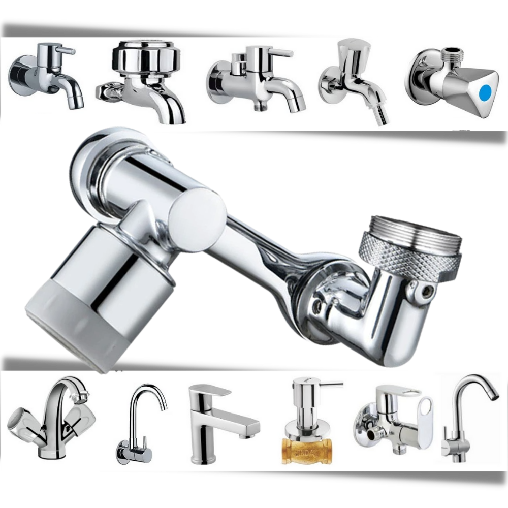 Rallonge rotative anti-éclaboussures pour robinet - Ozerty