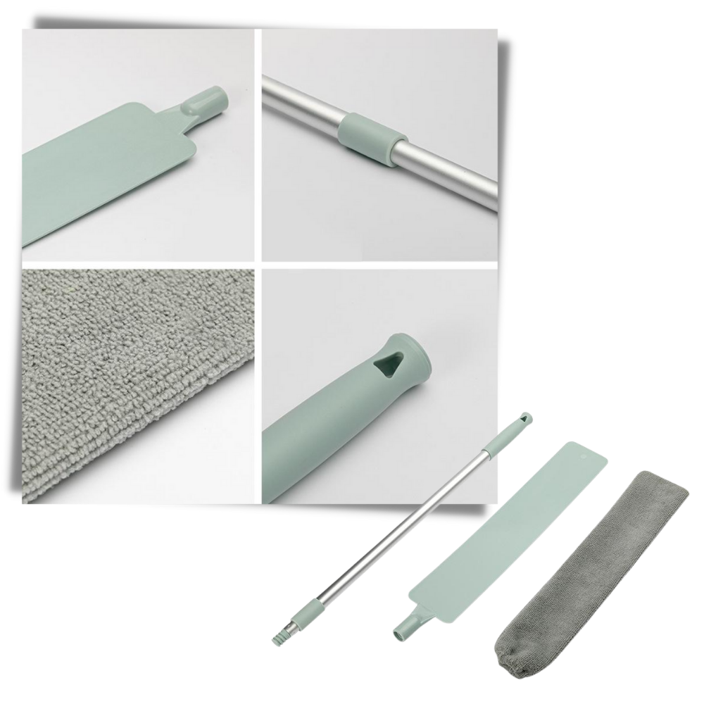 Nettoyeur télescopique de poussière en microfibre - Ozerty