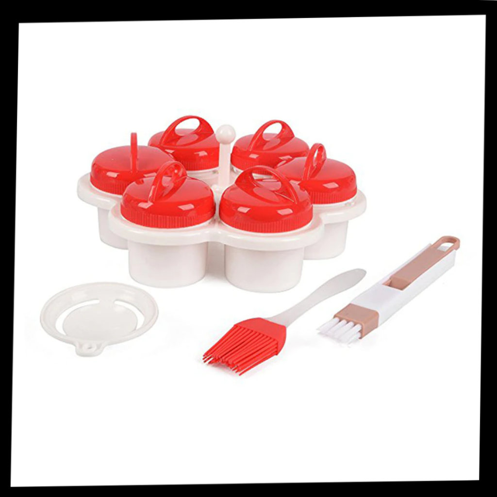 Lot de 6 cuiseurs à œufs - Ozerty