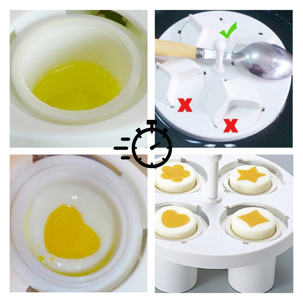 Lot de 6 cuiseurs à œufs - Ozerty