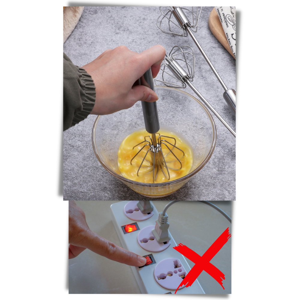 Batteur à œufs semi-automatique - Ozerty