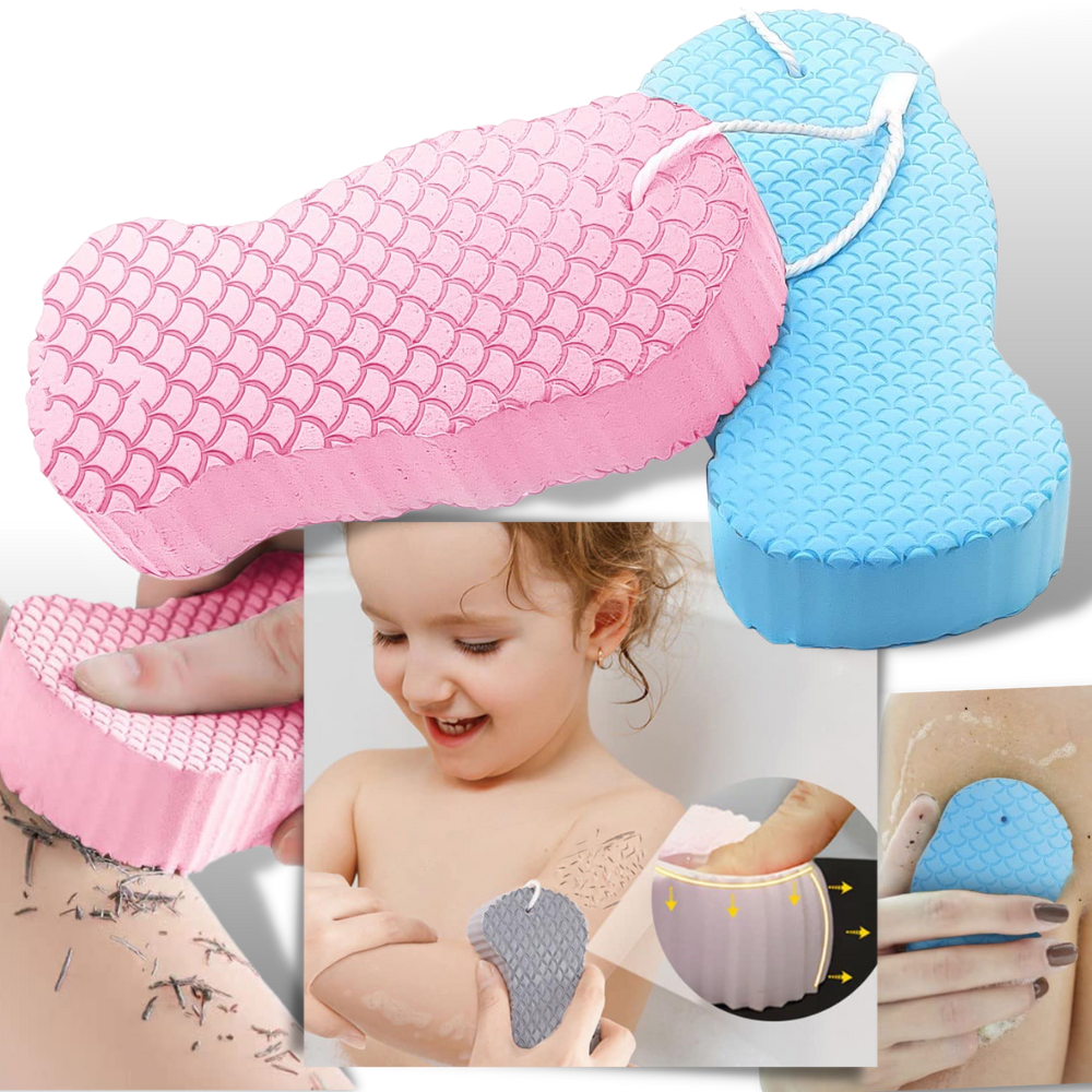 Éponge douce exfoliante pour le corps - Ozerty