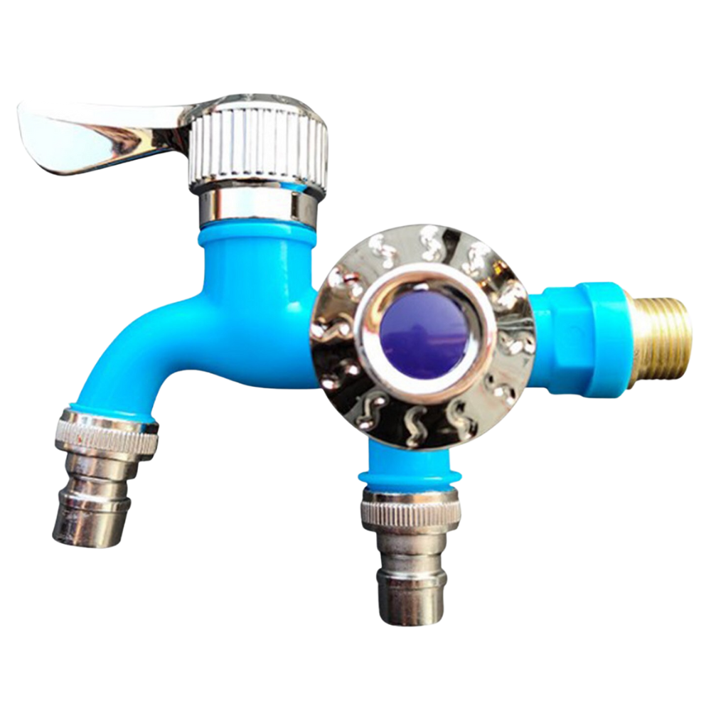 Robinet à double tête -Bleu/   - Ozerty