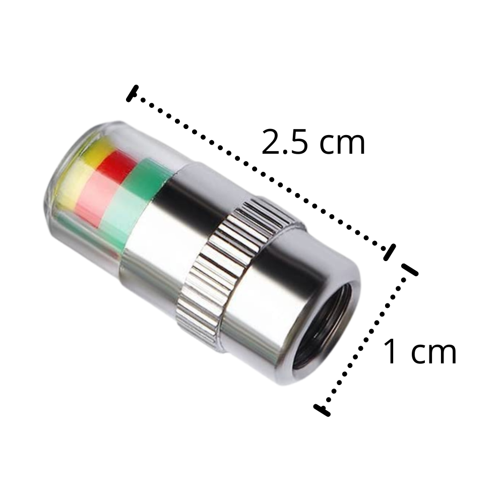 Lot de 4 capteurs de pression des pneus de voiture - Ozerty