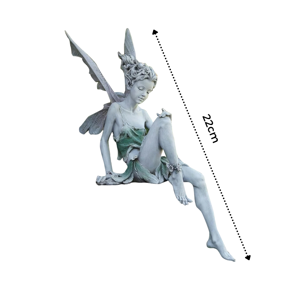 Ornement de jardin en forme de statue de fée - Ozerty
