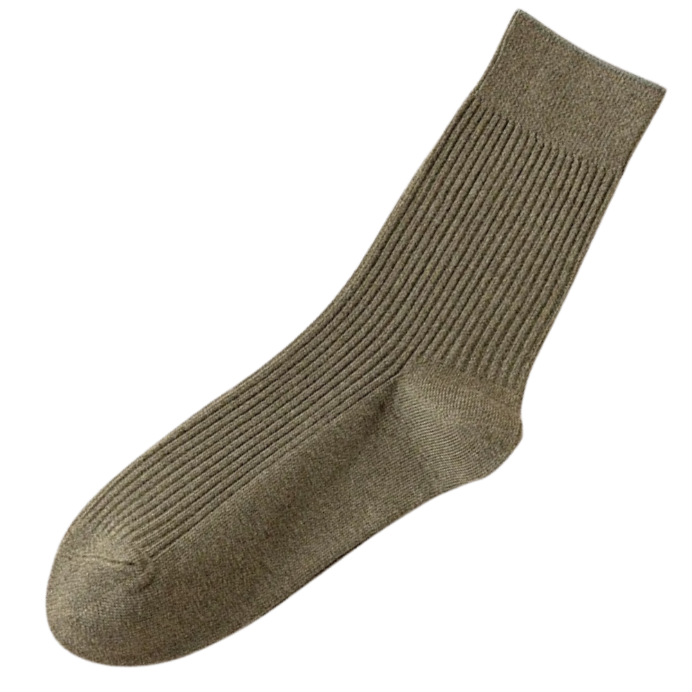 Chaussettes côtelées pour hommes (2 paires) -Vert armé/ - Ozerty