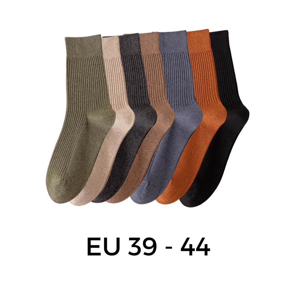 Chaussettes côtelées pour hommes (2 paires) - Ozerty