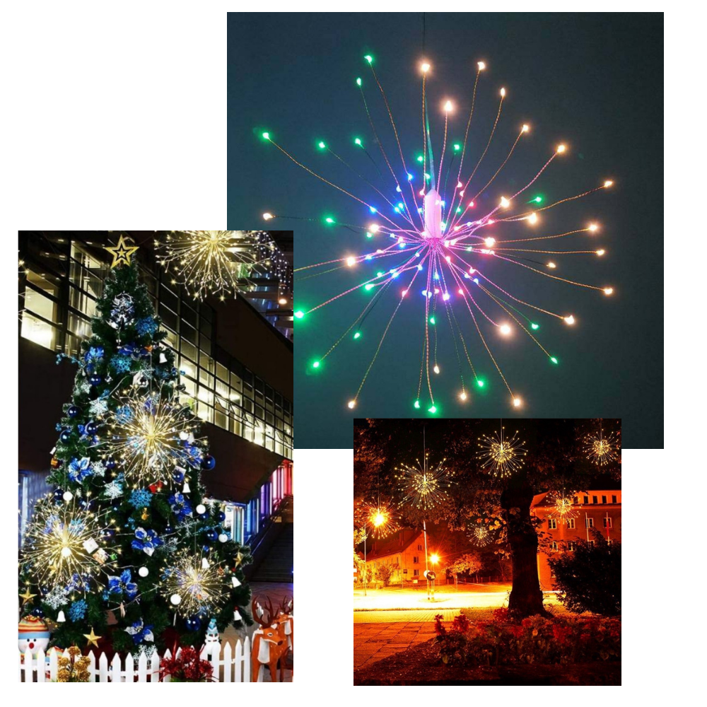 Guirlande de feux d'artifice à LED - Ozerty
