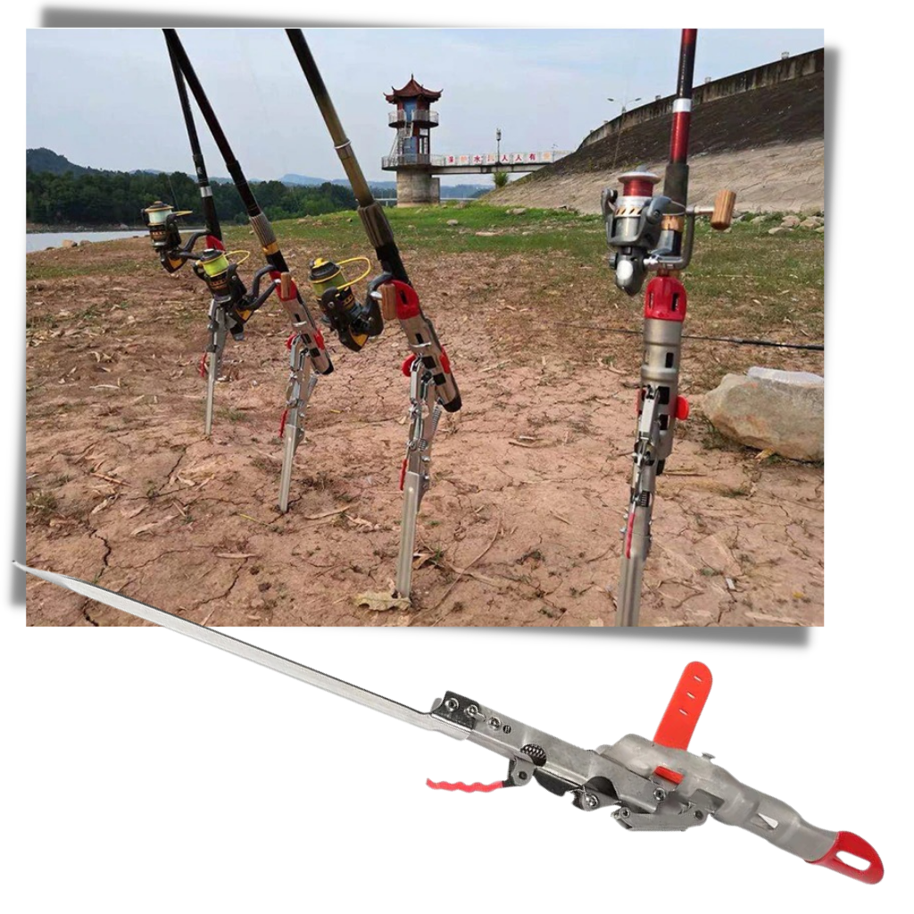 Support de canne à pêche avec ressorts - Ozerty