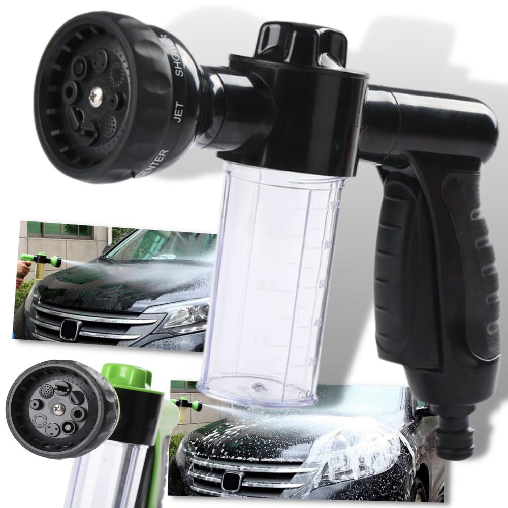 Pistolet de lavage de voiture haute pression avec distributeur de savon - Ozerty