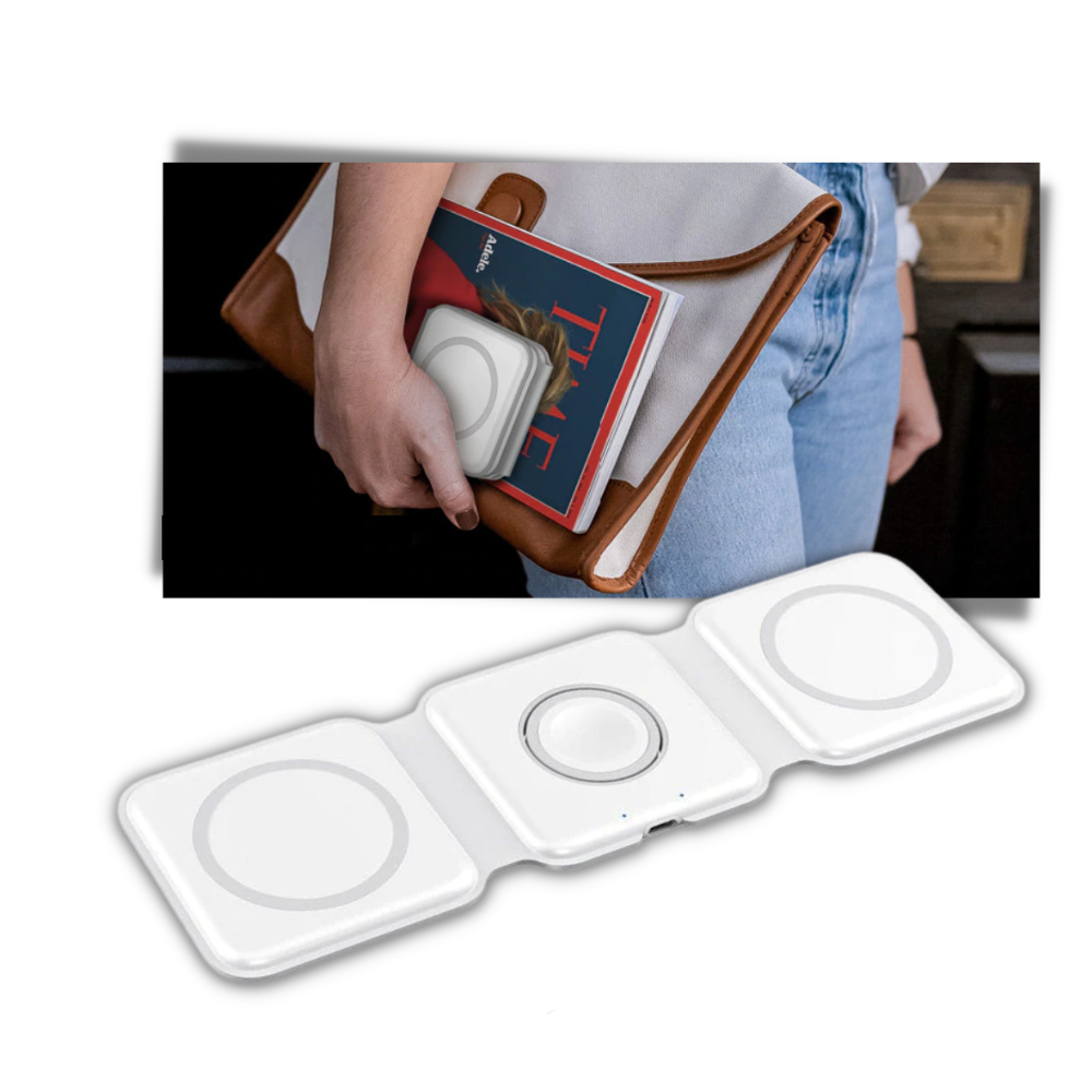 Chargeur sans fil pliable - Ozerty