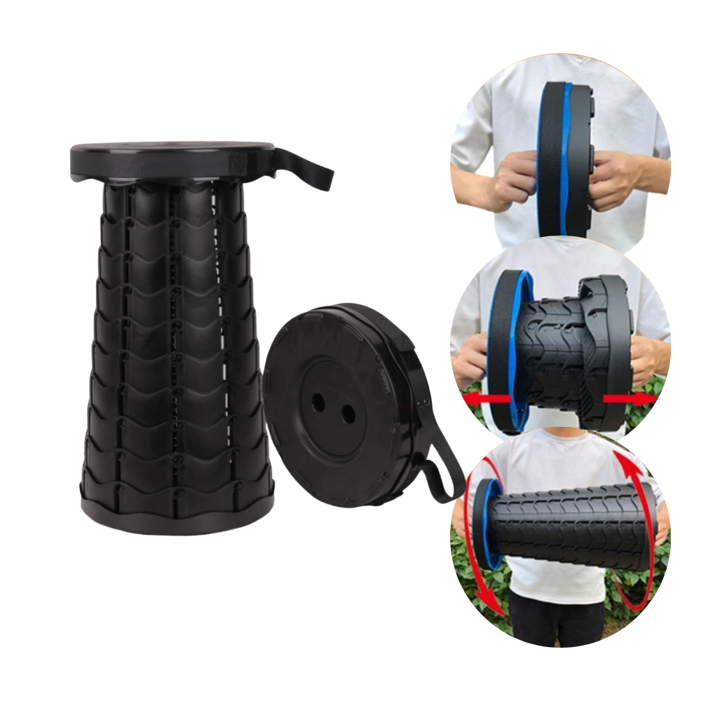 Tabouret rétractable portable - Ozerty