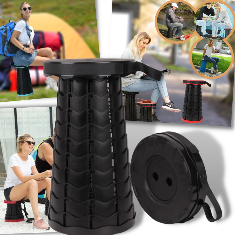 Tabouret rétractable portable - Ozerty