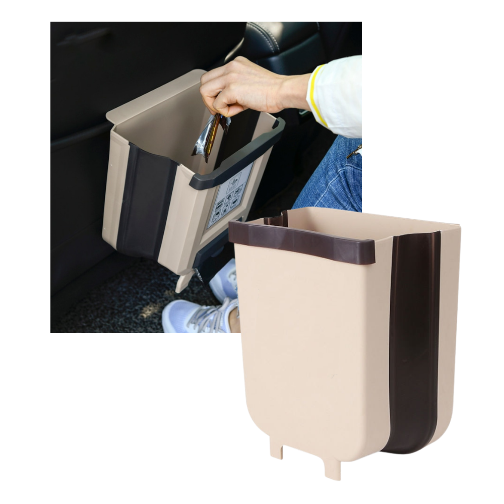 Poubelle suspendue polyvalente - Ozerty, Planche à découper pliable avec panier - Ozerty