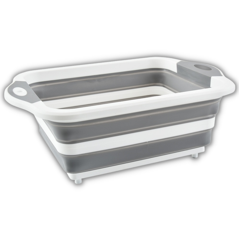 Planche à découper pliable avec panier -Gris/ - Ozerty