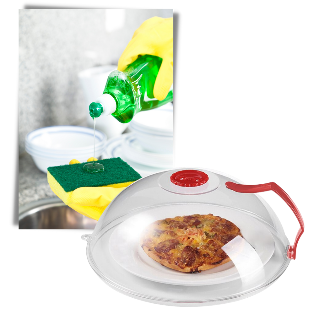 Couvercle protecteur anti-éclaboussures pour micro-ondes - Ozerty