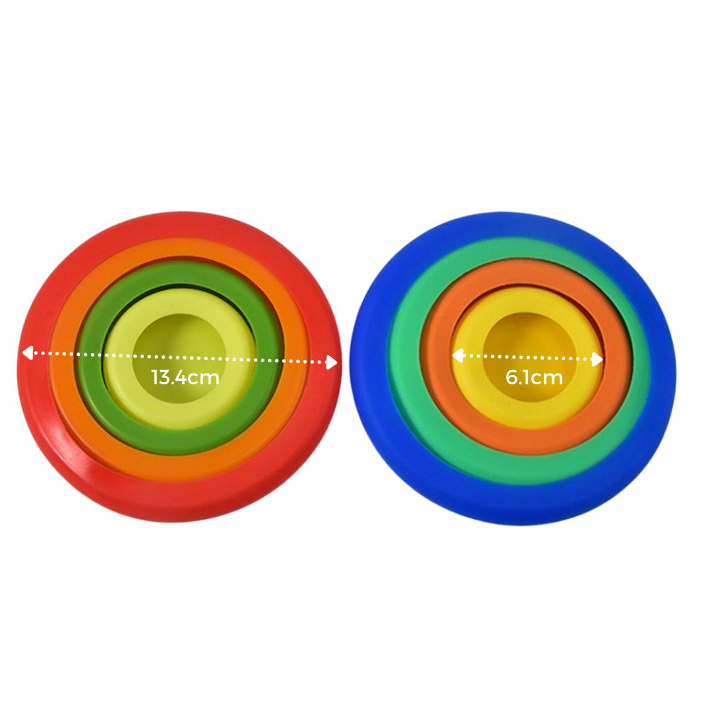 Lot de 4 couvercles en silicone - Ozerty