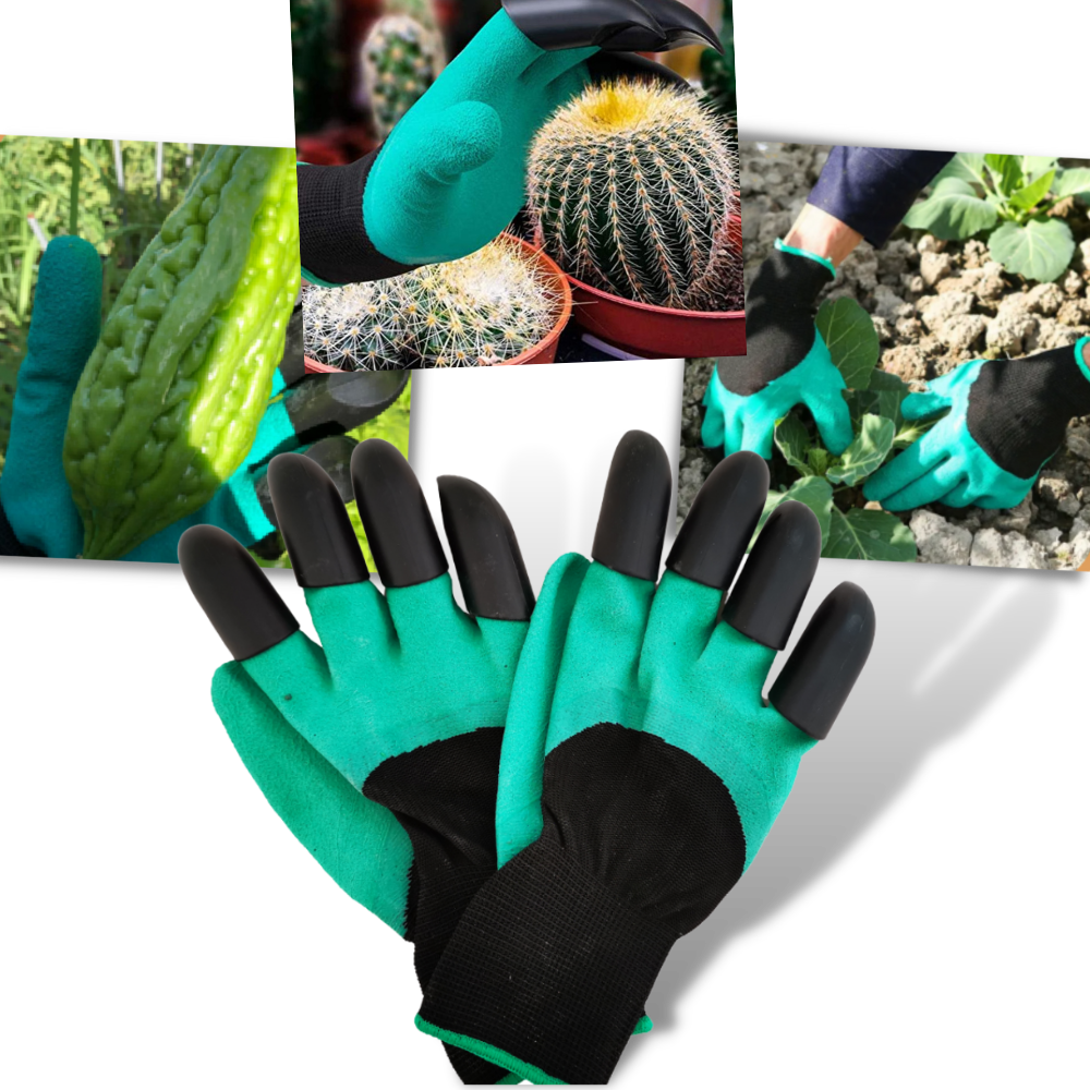 Gants de jardinage avec griffes - Ozerty