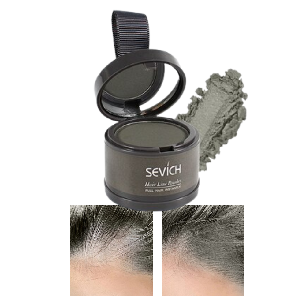 Poudre dissimulatrice de ligne de cheveux -Gris/ - Ozerty