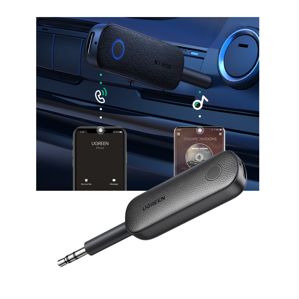 Adaptateur bluetooth sans fil avec prise jack 3.5 mm - Ozerty