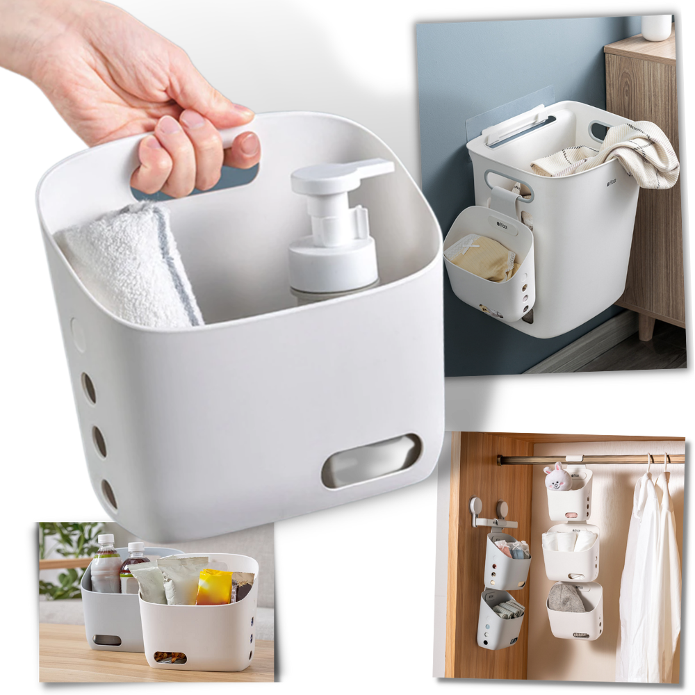 Pack de 3 paniers de rangement suspendus - Ozerty