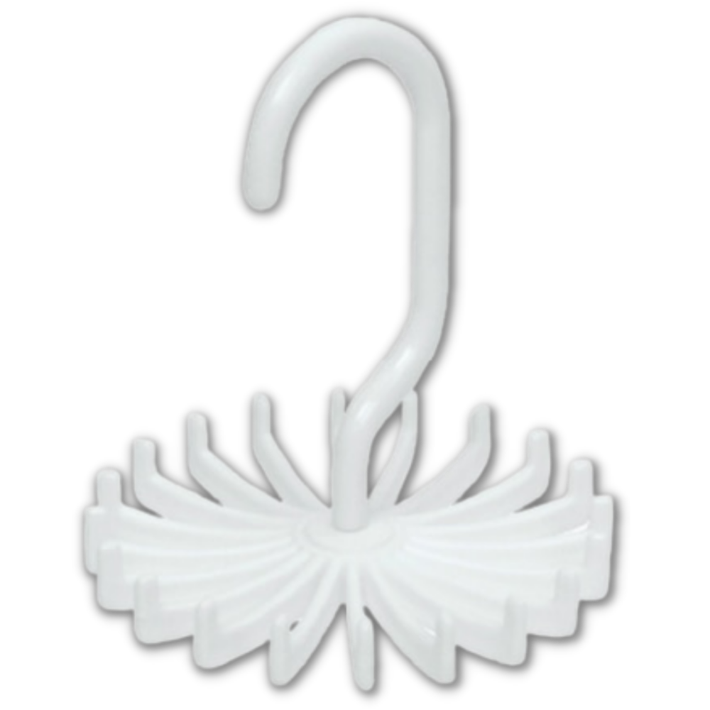 Porte-cravate rotatif à 360 degrés -Blanc/ - Ozerty