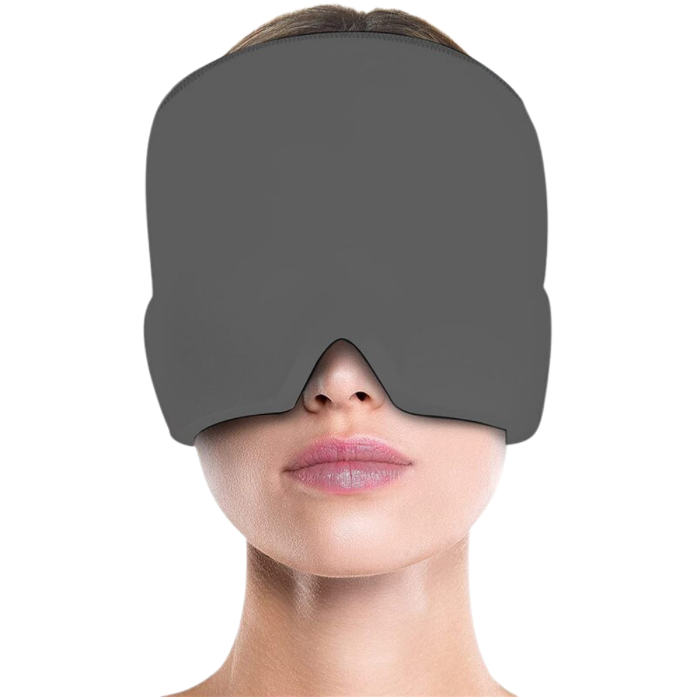 Bonnet anti migraine à thérapie chaud-froid -Gris/ - Ozerty