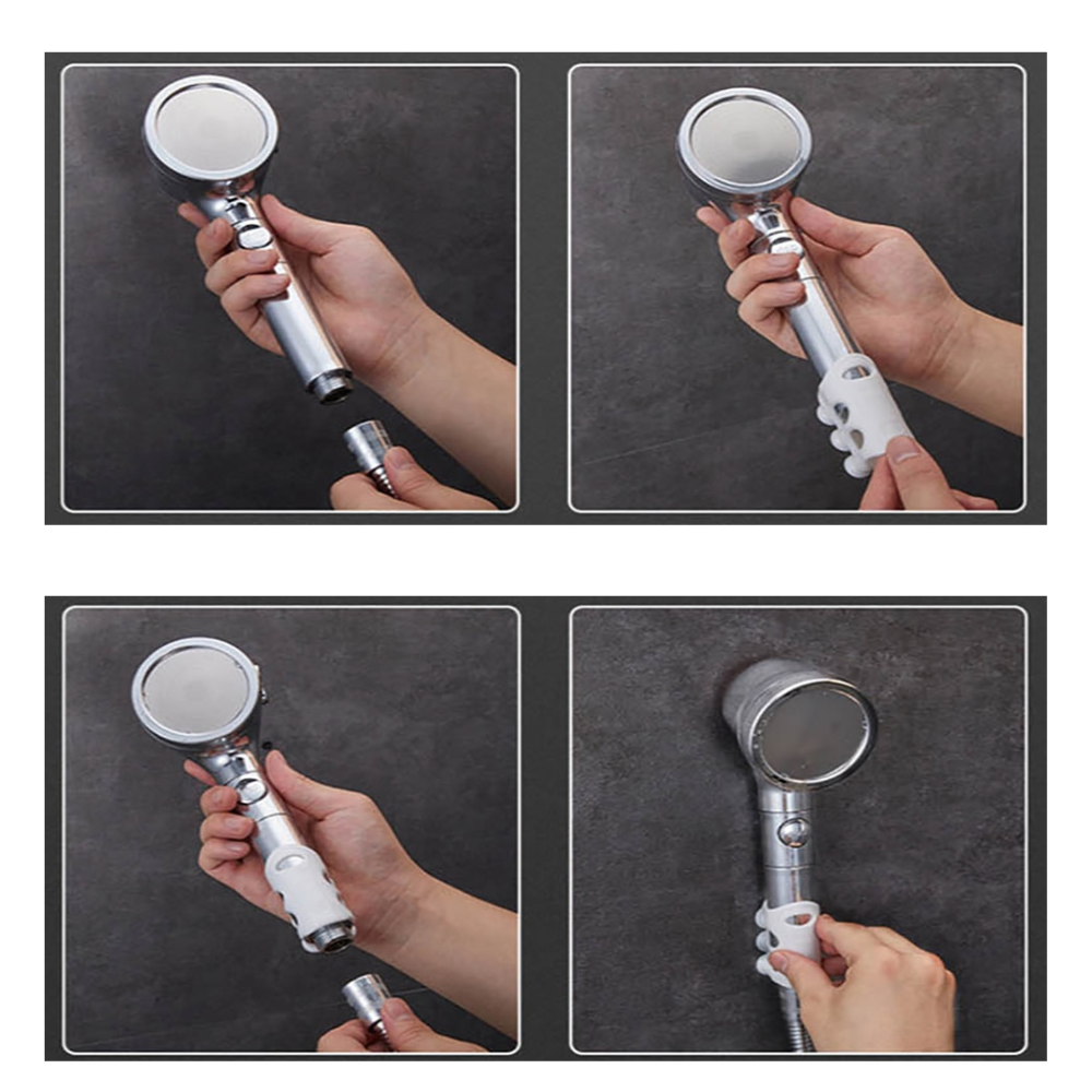 Support de pommeau de douche à succion (lot de 2) - Ozerty