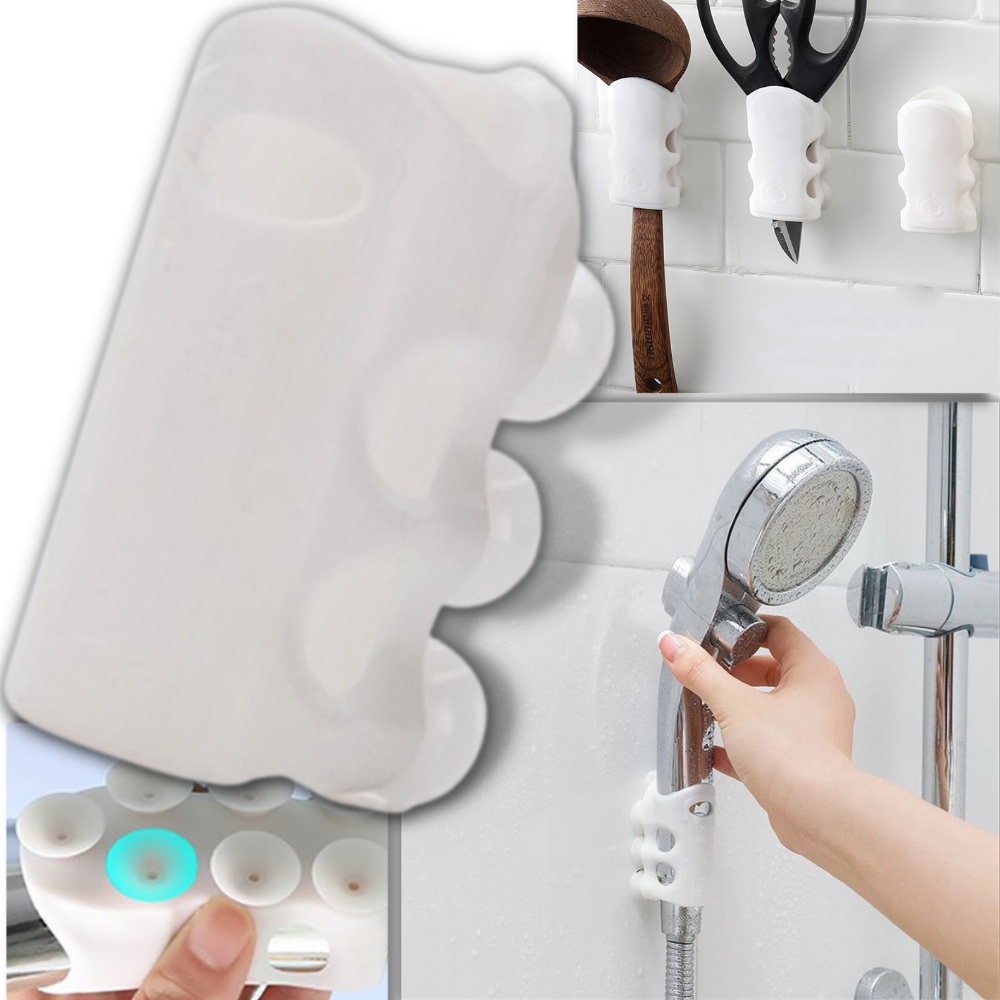 Support de pommeau de douche à succion (lot de 2) - Ozerty