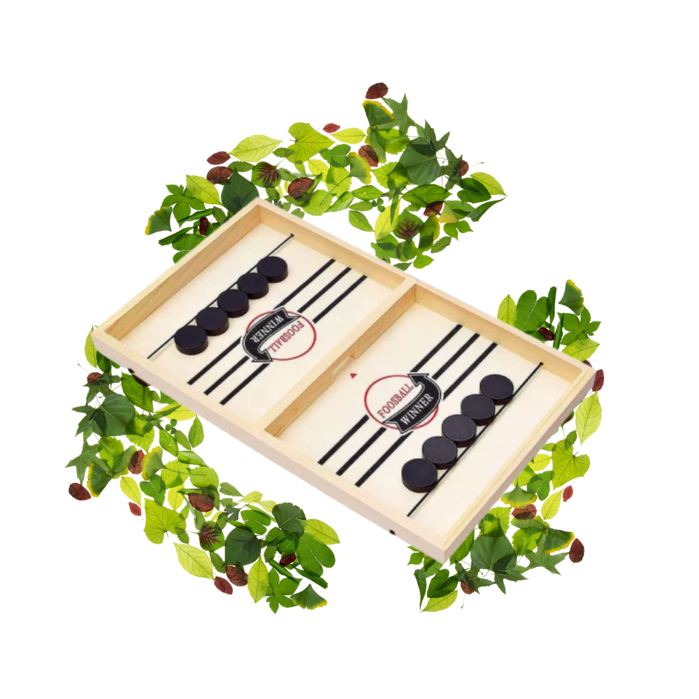 Jeu de hockey sur table en bois - Ozerty