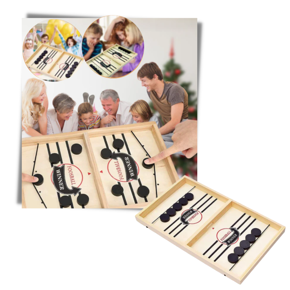 Jeu de hockey sur table en bois - Ozerty