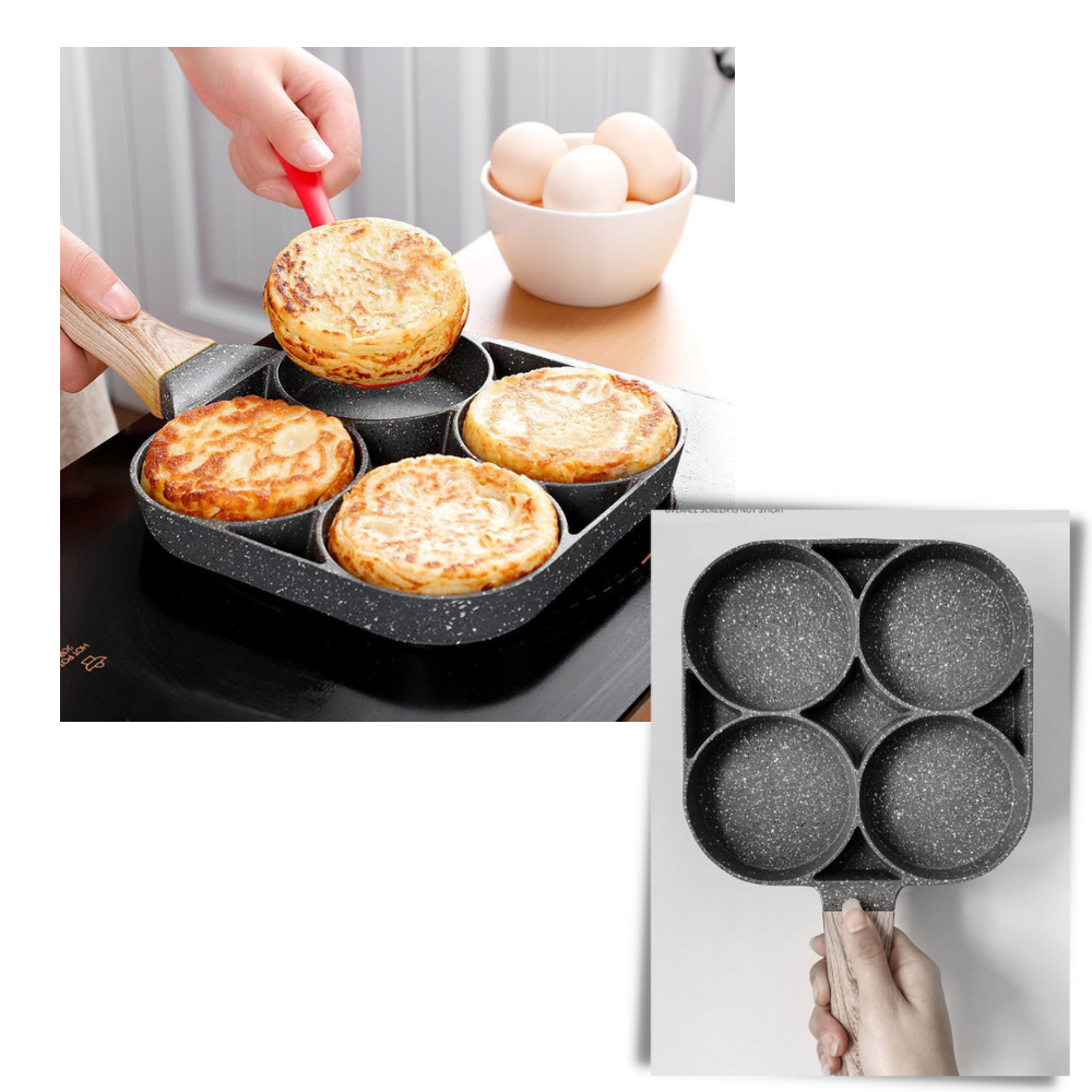 Poêle antiadhésive pour œufs - Ozerty