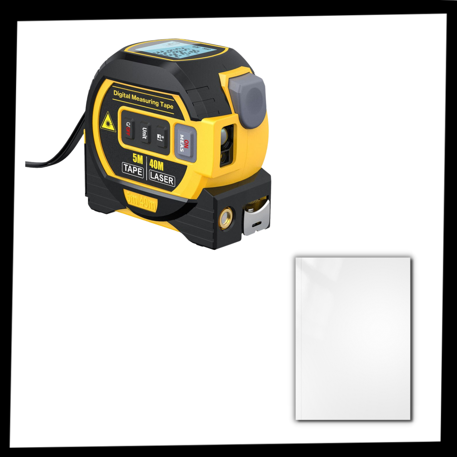 Mètre à ruban laser 3-en-1 - Ozerty
