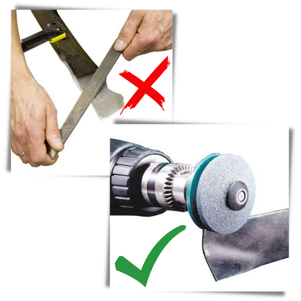 Set d'affûtage de lames rotatif - Ozerty