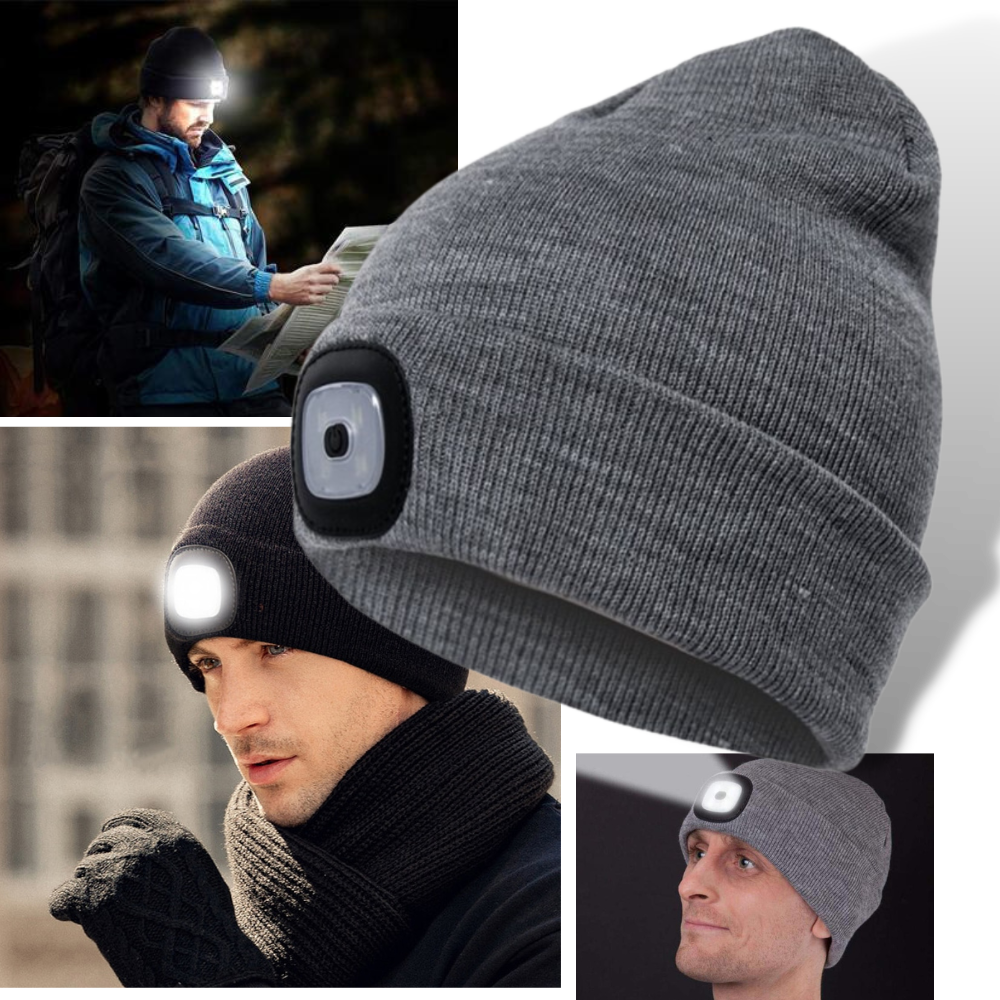 Bonnet avec lumière LED - Ozerty
