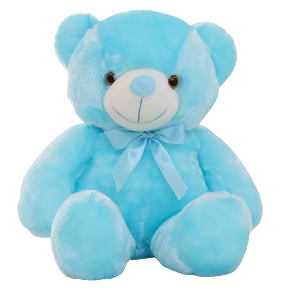 Veilleuse ourson en peluche -Bleu/   - Ozerty