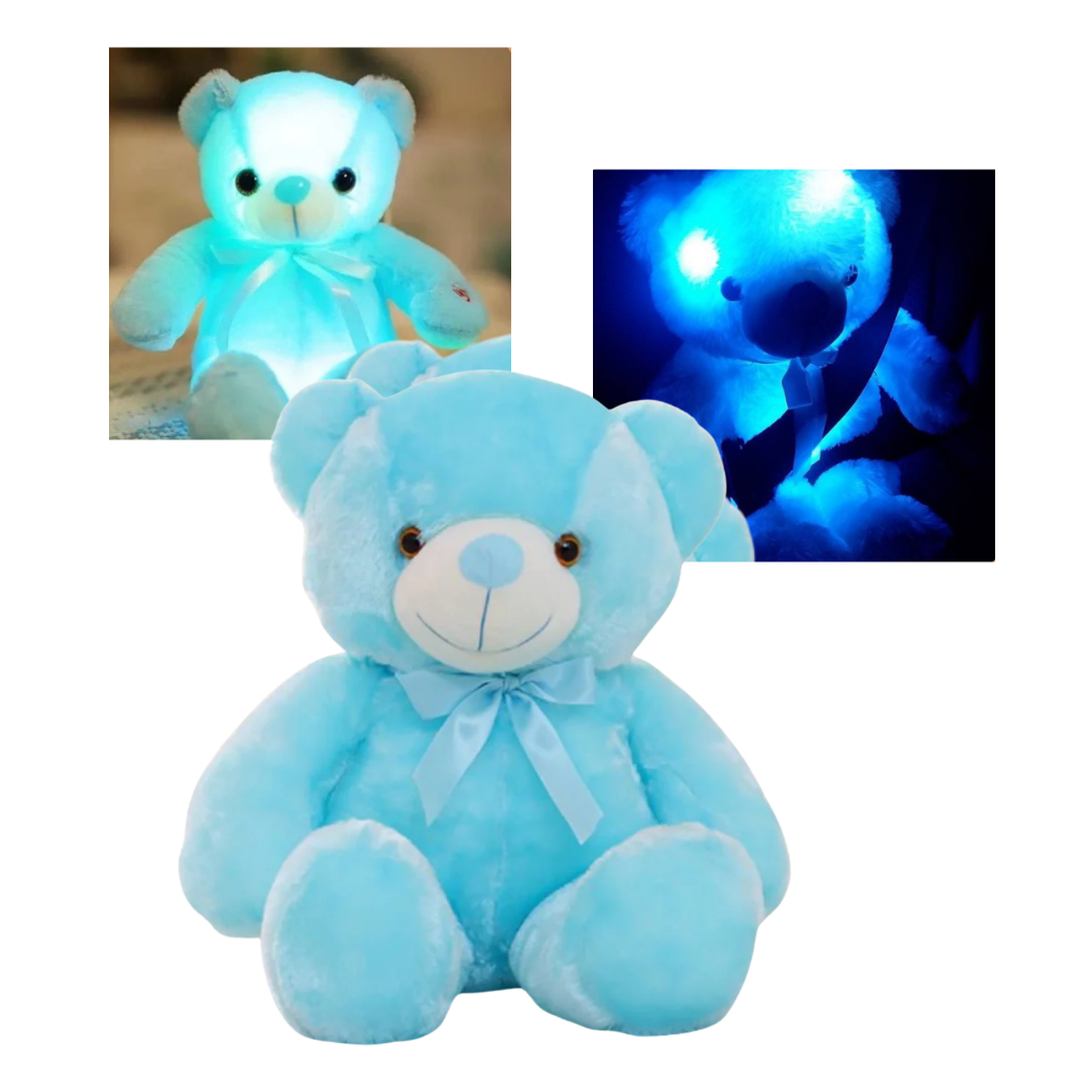 Veilleuse ourson en peluche - Ozerty