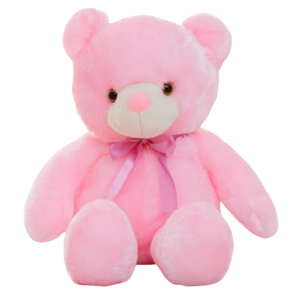 Veilleuse ourson en peluche -Rose/ - Ozerty