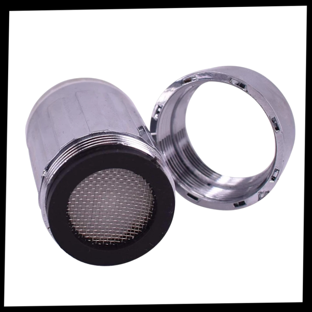 Buse de robinet avec capteur de température à couleur changeante - Ozerty