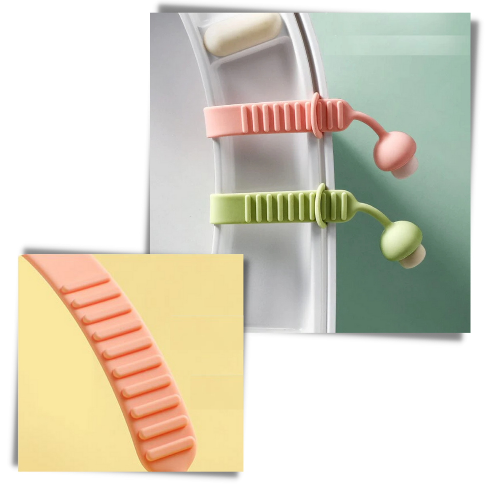 Lot de 2 élévateurs de siège de toilette en silicone - Ozerty