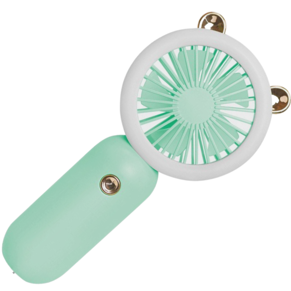 Ventilateur USB de poche avec LED -Bleu/ - Ozerty