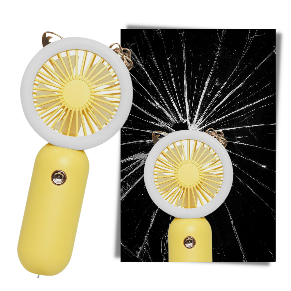 Ventilateur USB de poche avec LED - Ozerty