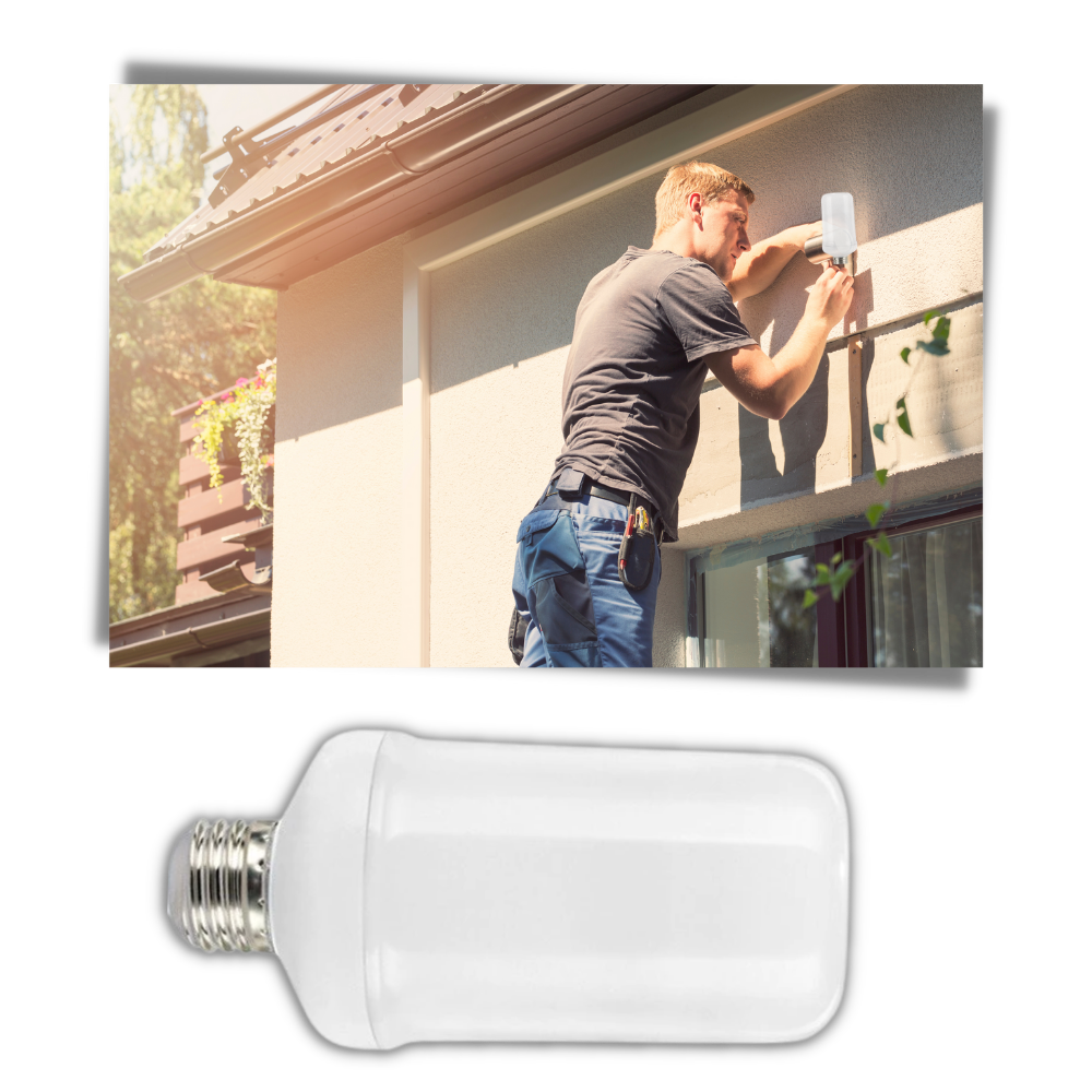 Lampe LED à effet de flamme - Ozerty