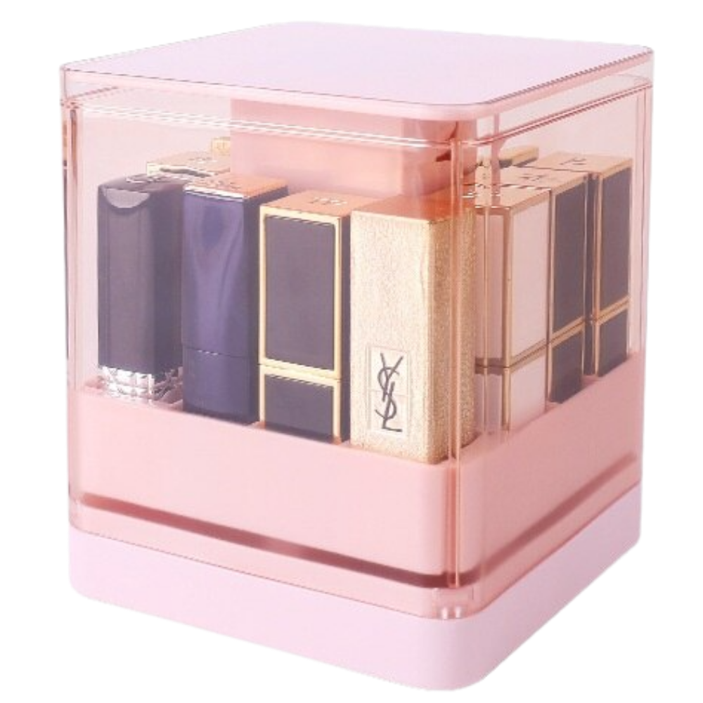 Boîte de rangement pour gloss -Rose/L - Ozerty