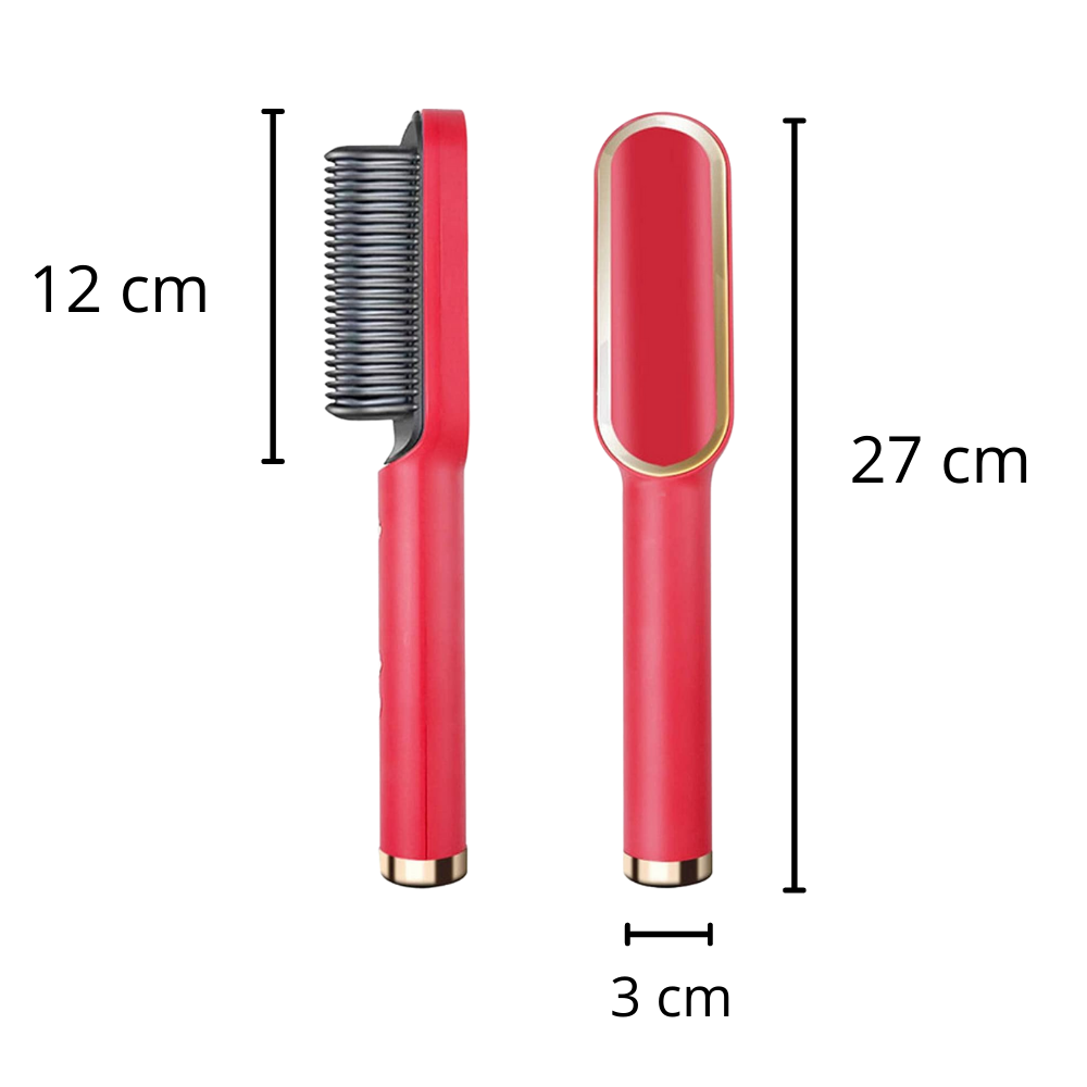 Lisseur électrique à brosse céramique - Ozerty