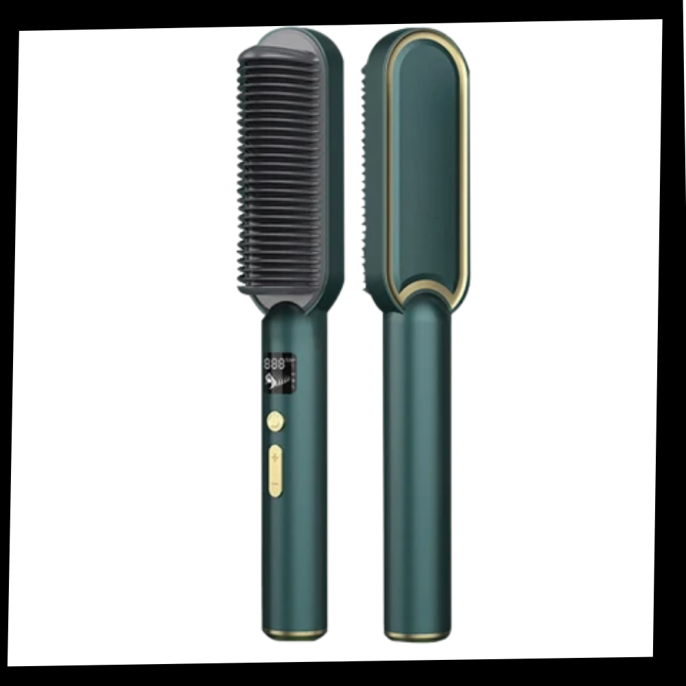 Lisseur électrique à brosse céramique - Ozerty