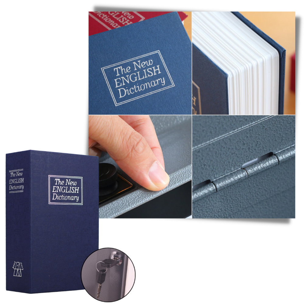 Coffre de sécurité en forme de dictionnaire - Ozerty